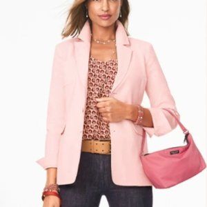 CAbi Grace Jacket Size 10 Carnation Pink - Pockets - Covered Buttons Spring 2020